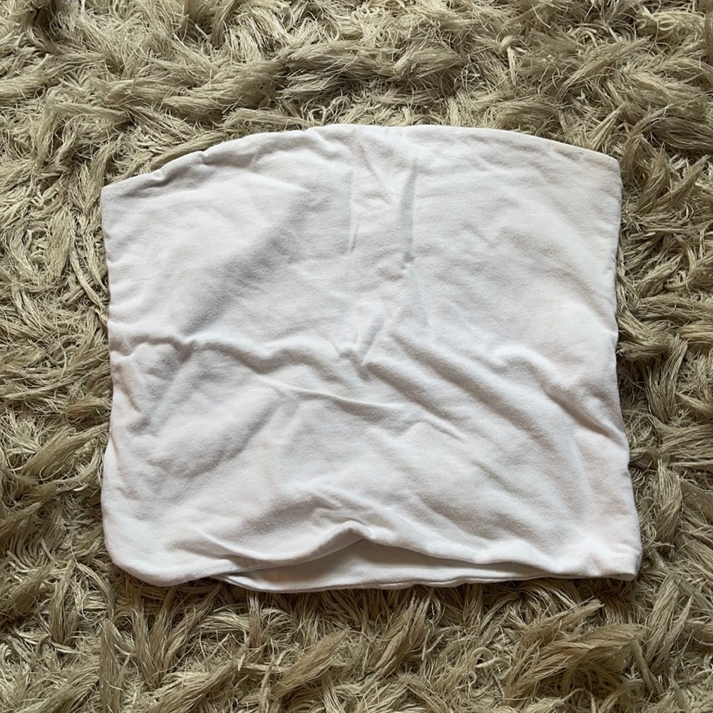 white brandy melville tube top